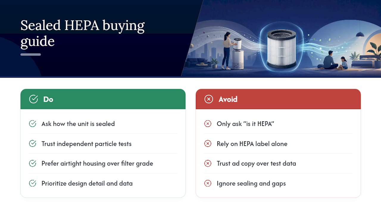 The Overlooked Truth About Sealed HEPA Marketing — overview diagram