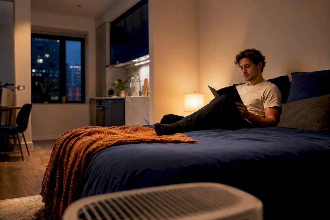 4–5 ACH Studio Apartment Air Purifiers Running Under 28 dB